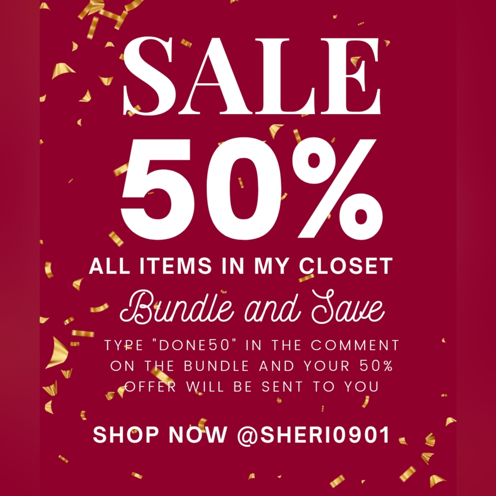 50% Holiday Sale
